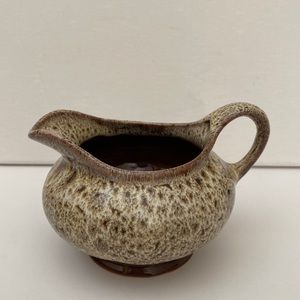 Vintage Evangeline 903 Pottery Brown Glazed Creamer